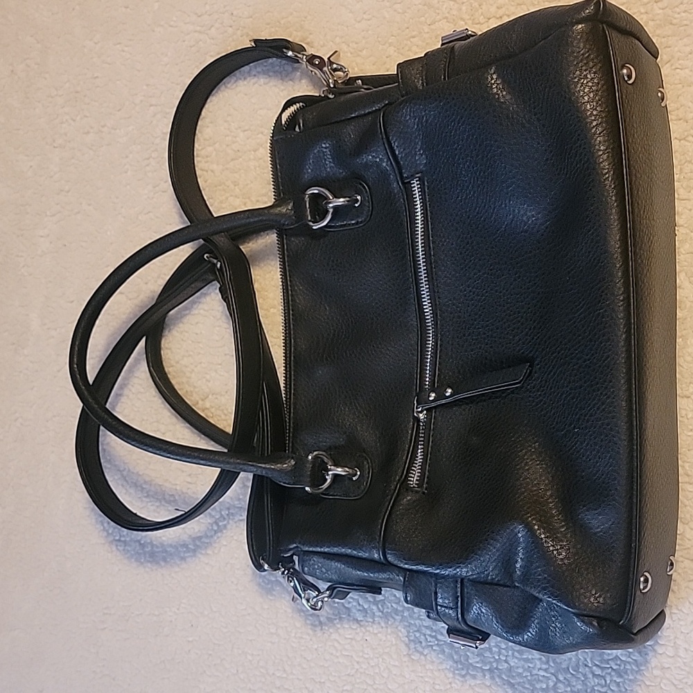 Lady Conceal Black Conceal Carry Satchel